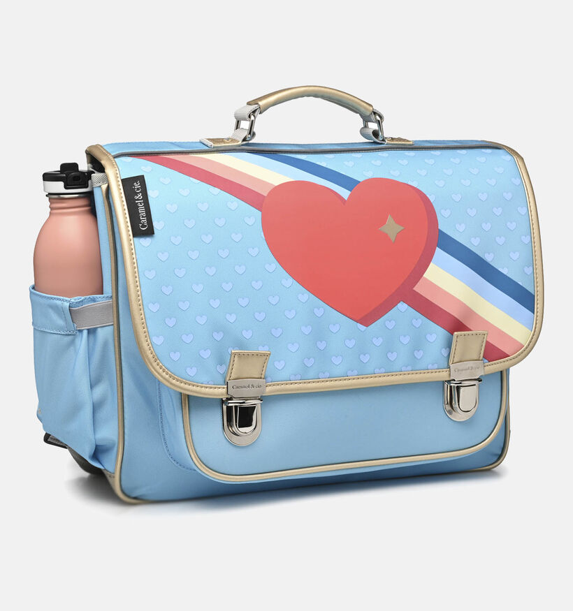 Caramel & cie. Rainbow Love Cartable en Bleu pour filles (341796)