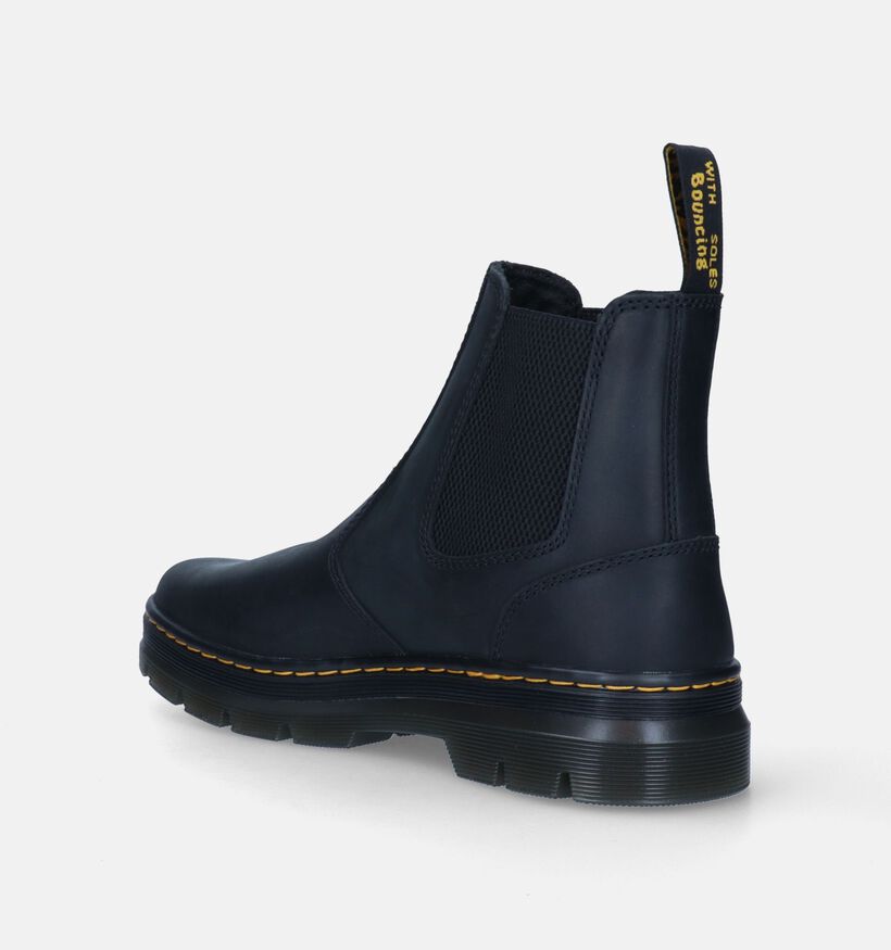 Dr. Martens Embury Leather Zwarte Chelsea boots voor heren (343740) - geschikt voor steunzolen