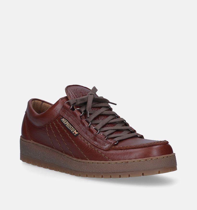 Mephisto Rainbow Mamouth Chaussures à lacets en Cognac pour hommes (345977)