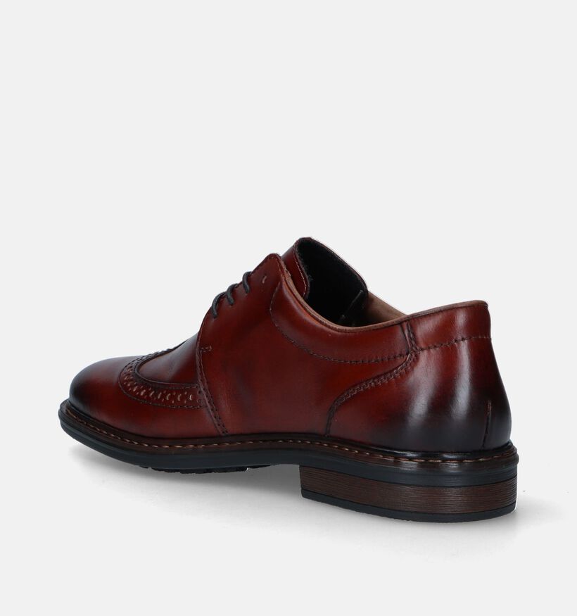 Rieker Cognac Veterschoenen voor heren (344389)