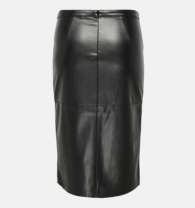 ONLY Carmakoma Newoline Zwarte Faux Leather Rok voor dames (344197)