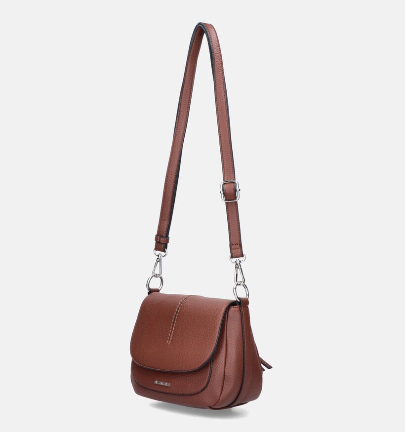 Emily & Noah Doreen Cognac Schoudertas voor dames (348207)