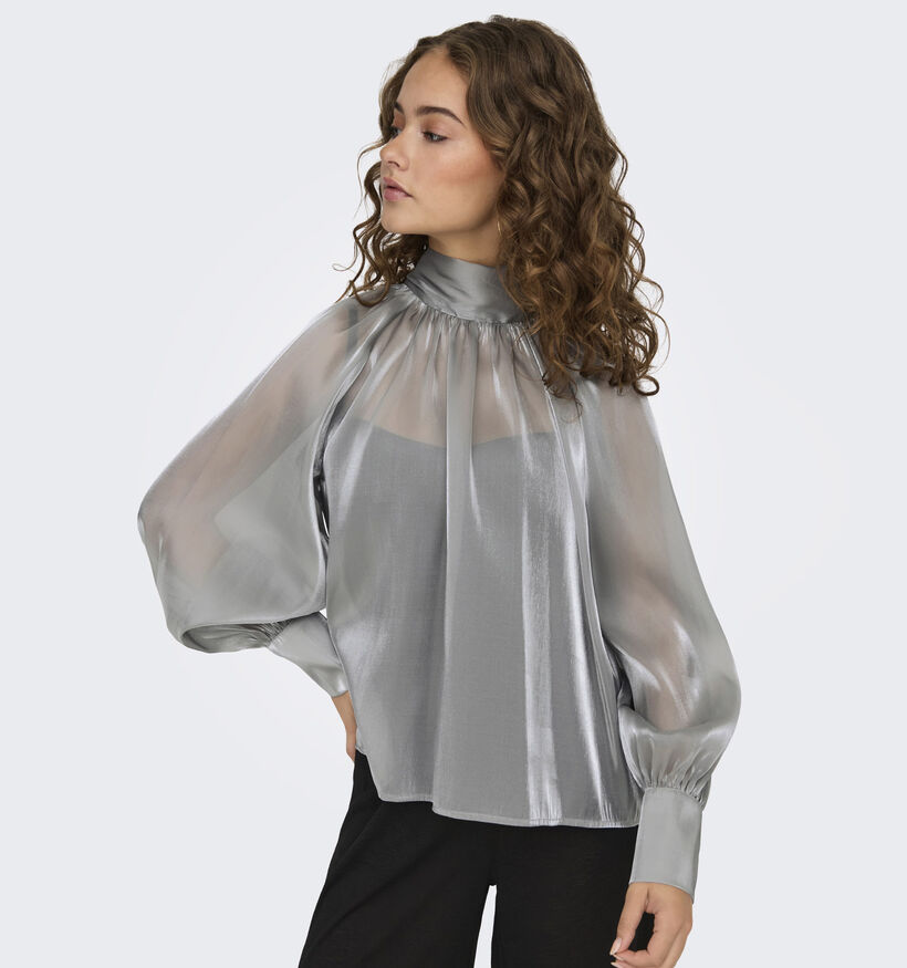 JDY Dani Zlveren Satijnen blouse voor dames (348625)