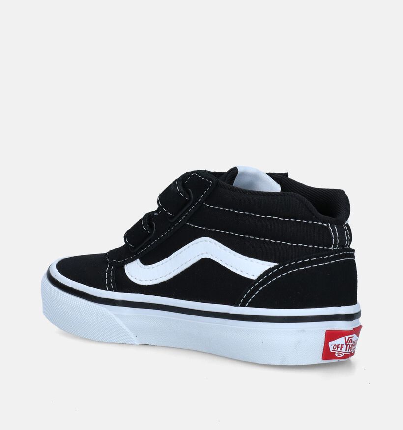 Vans Ward Mid V YT Baskets en Noir pour filles, garçons (343928)