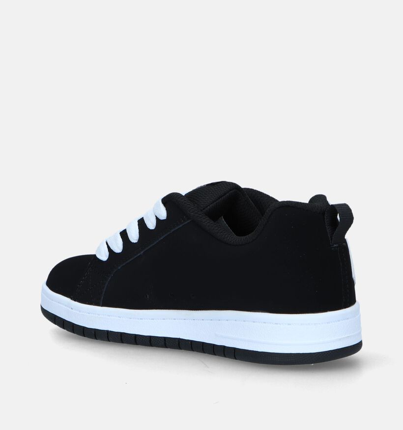 DC Shoes Court Graffik Baskets de skate en Noir pour garçons (343805)