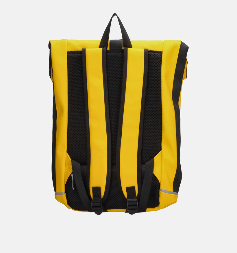 Beagles Sac à dos avec compartiment pour ordinateur portable en Jaune pour hommes, femmes (350605)