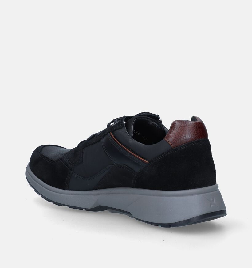 Xsensible Zurich Chaussures à lacets en Noir pour hommes (348058) - pour semelles orthopédiques