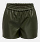 JDY Alaia Short en Vert Faux leather pour femmes (344915)