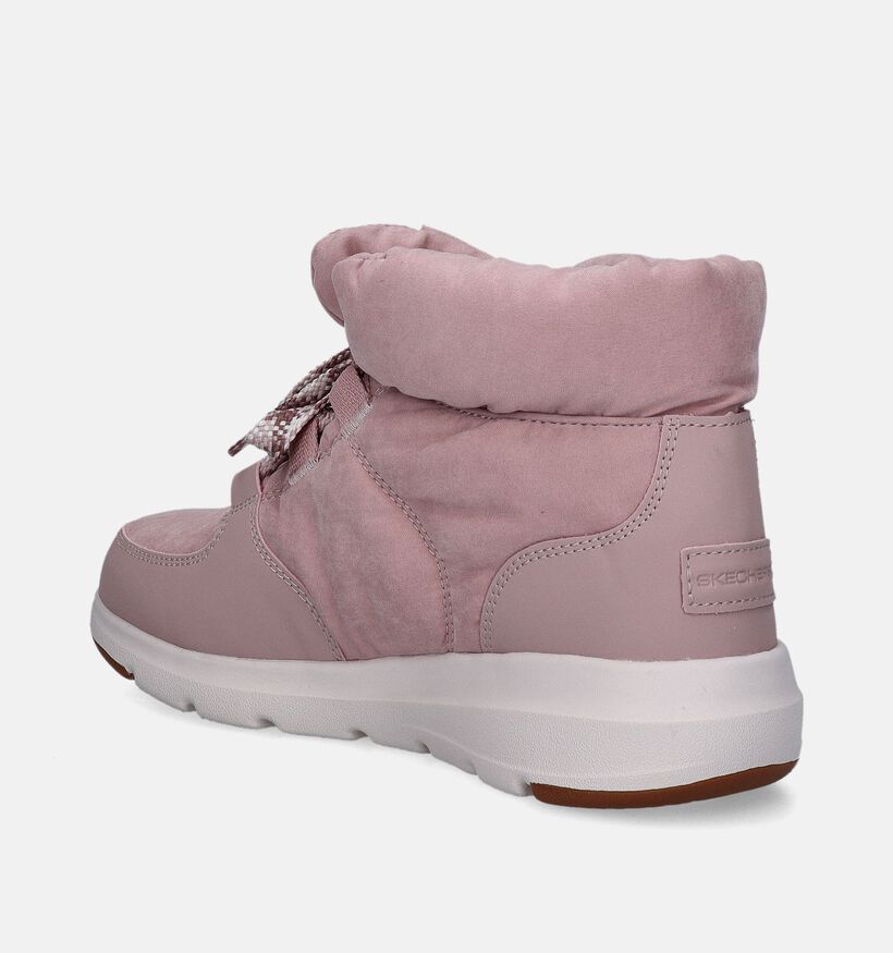 Skechers Glacial Ultra Trend Up Bottines en Rose pour femmes (346359)