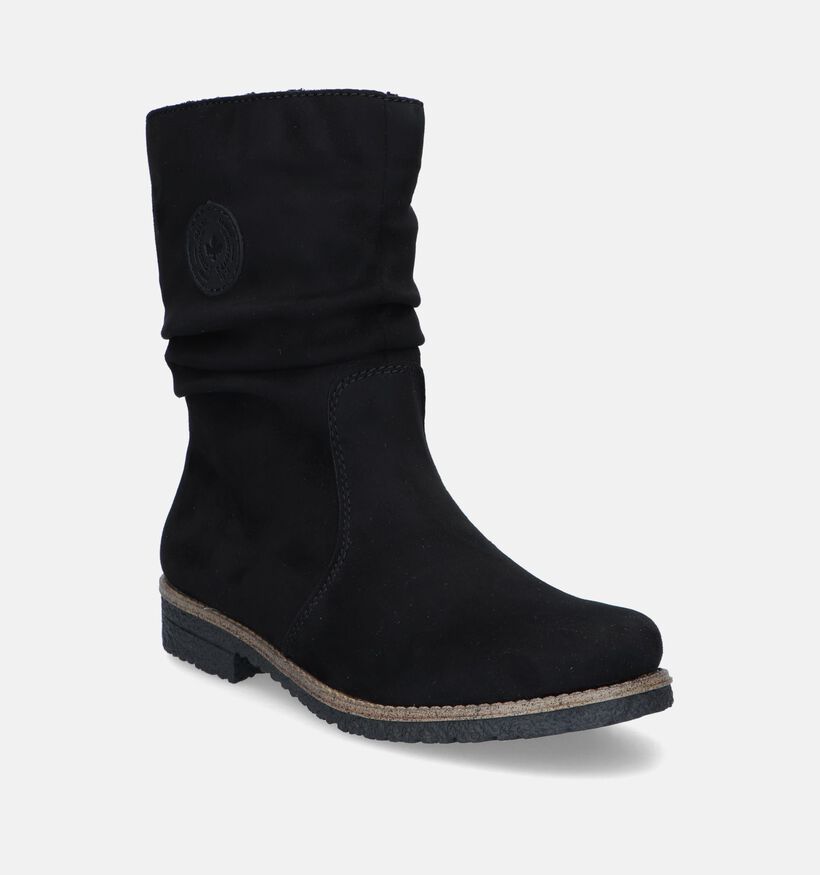 Rieker Bottes courtes en Noir pour femmes (347436)