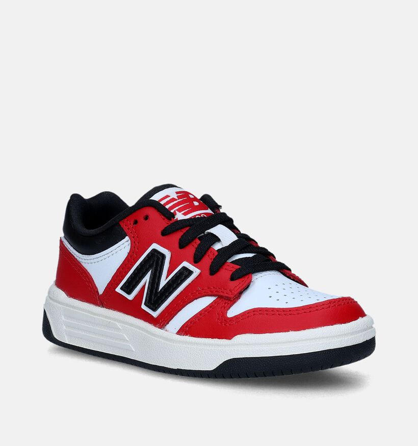 New Balance PSB480 Baskets en Rouge pour filles, garçons (343126)