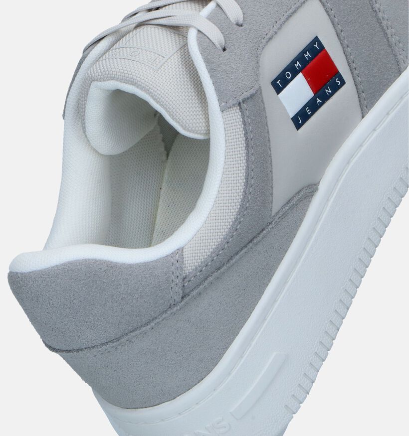 Tommy Hilfiger Tommy Jeans Retro Basket Grijze Veterschoenen voor heren (342746) - geschikt voor steunzolen