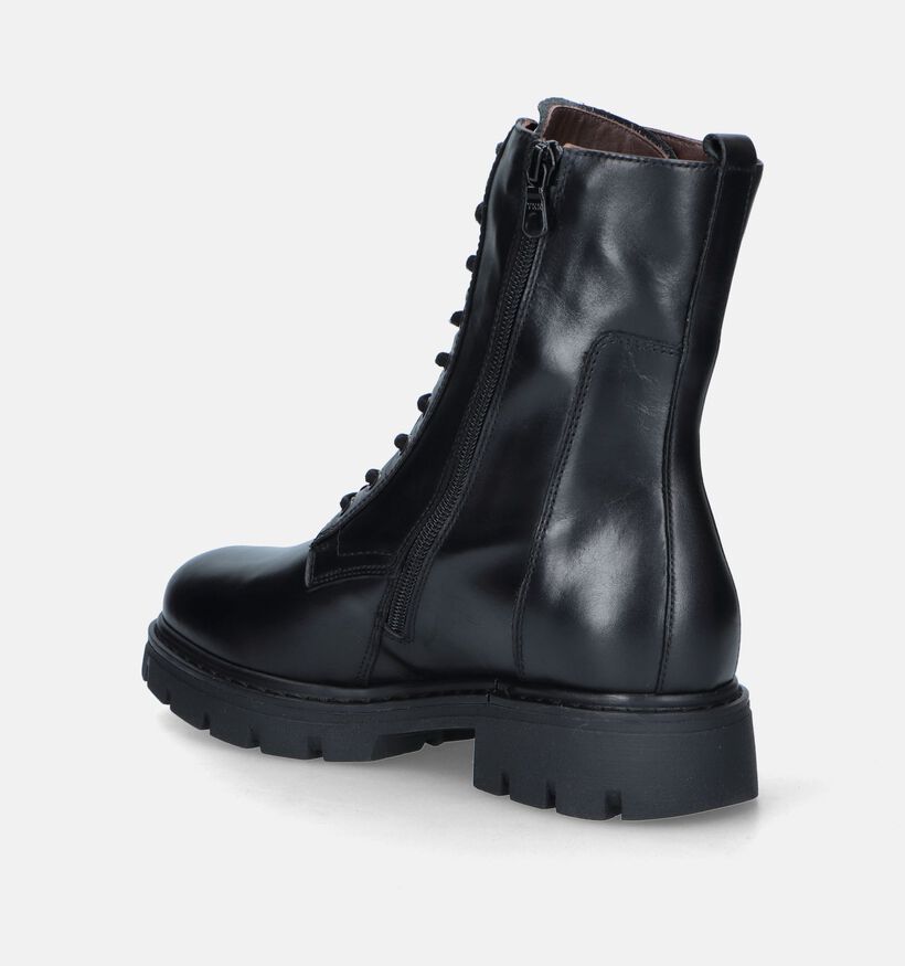 Aurora Boots à lacets en Noir pour femmes (347548)