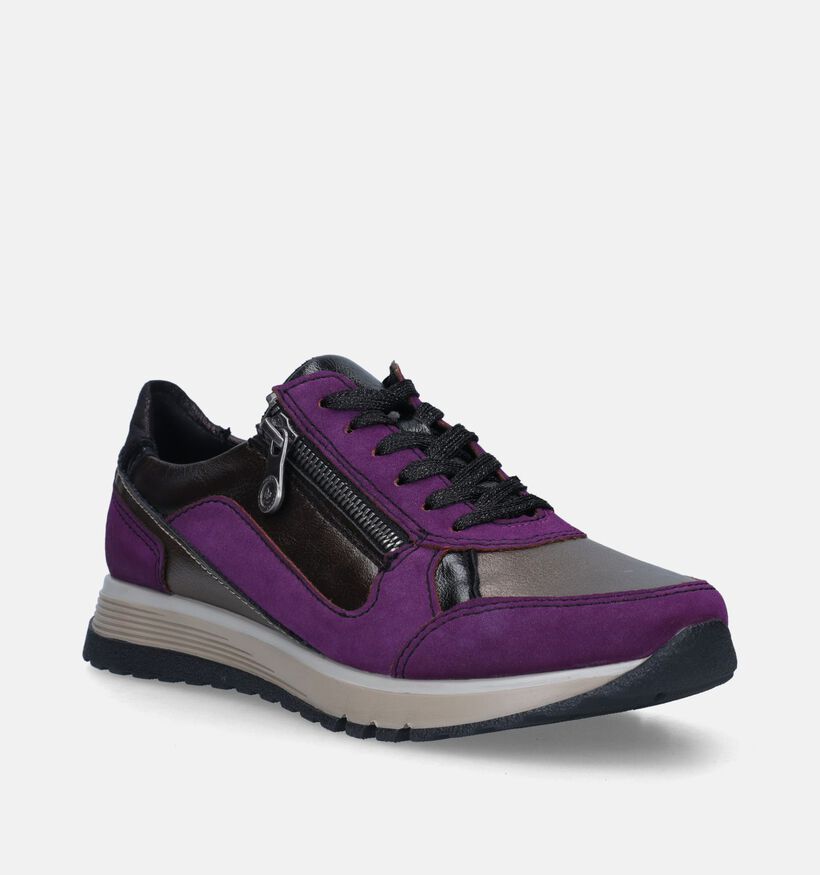 Rieker Paarse Sneakers voor dames (344403) - geschikt voor steunzolen