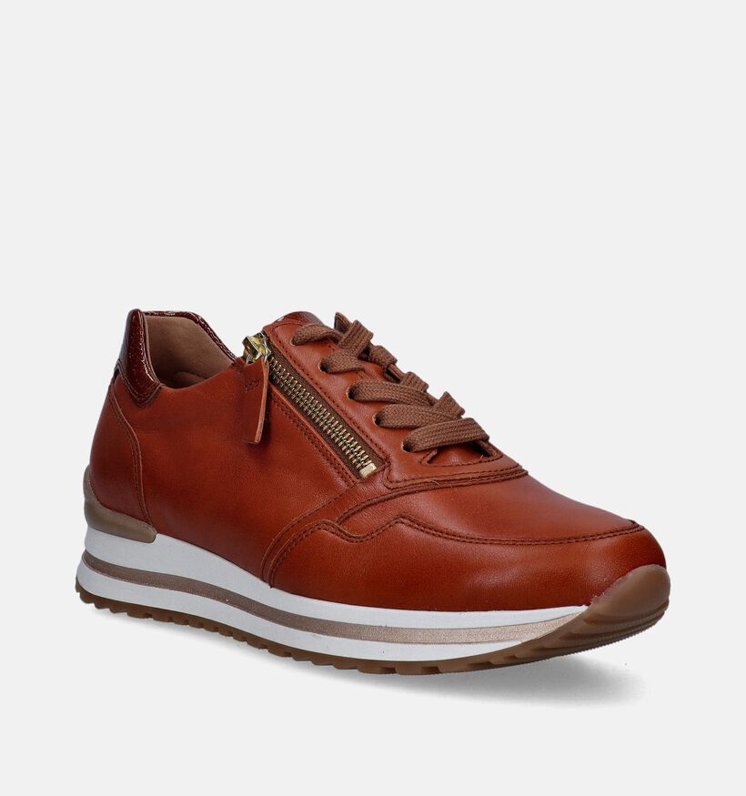 Gabor OptiFit Cognac Sneakers voor dames (344799) - geschikt voor steunzolen