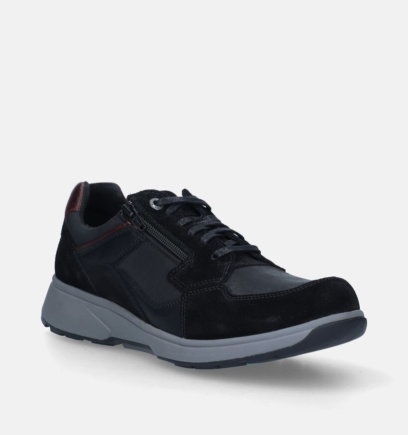 Xsensible Zurich Chaussures à lacets en Noir pour hommes (348058) - pour semelles orthopédiques