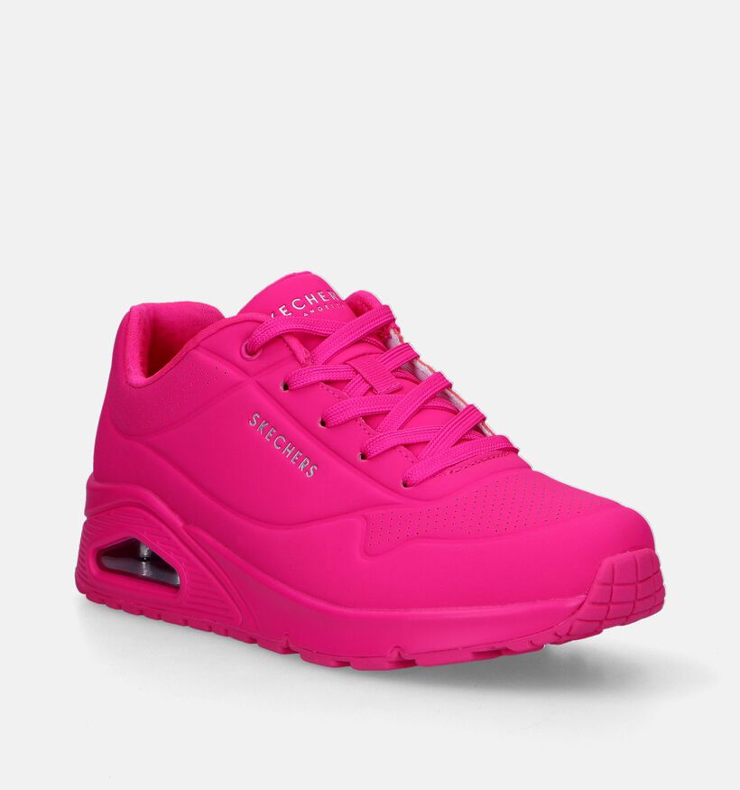 Skechers Uno Night Shades Roze Sneakers voor dames (343883)