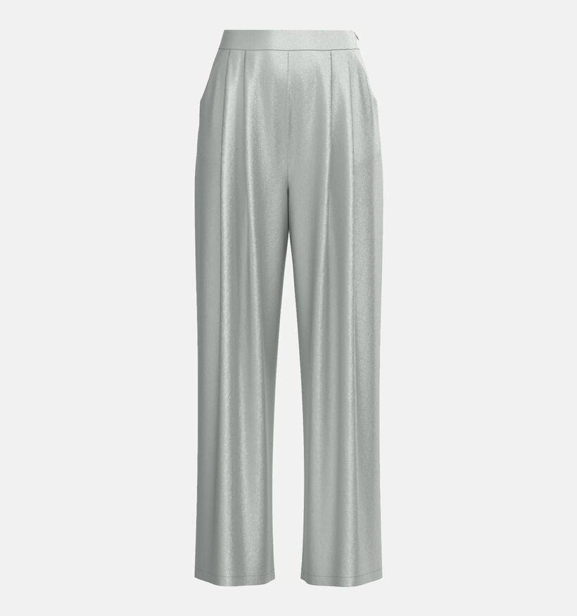 Vila Lisa Pantalon large en Argent pour femmes (350564)