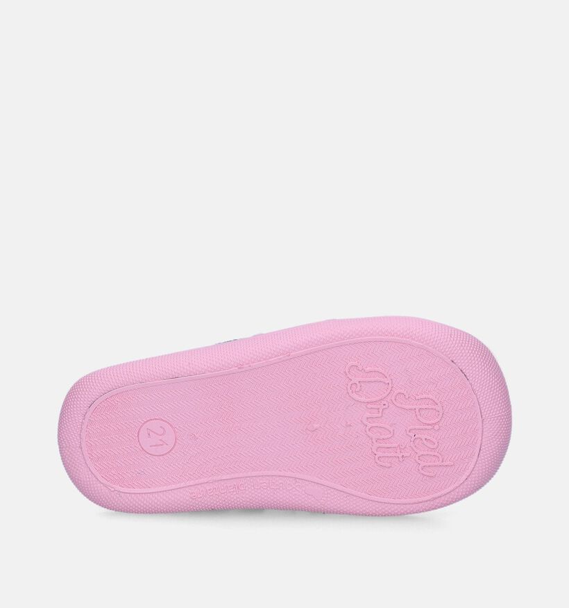 Milo & Mila Pantoufles pour bébé en Bleu foncé pour filles (348649)