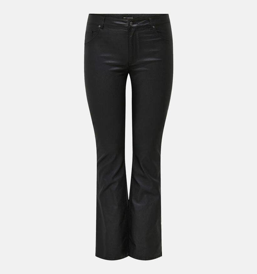 ONLY Carmakoma Blush Zwarte Flared broek voor dames (344204)