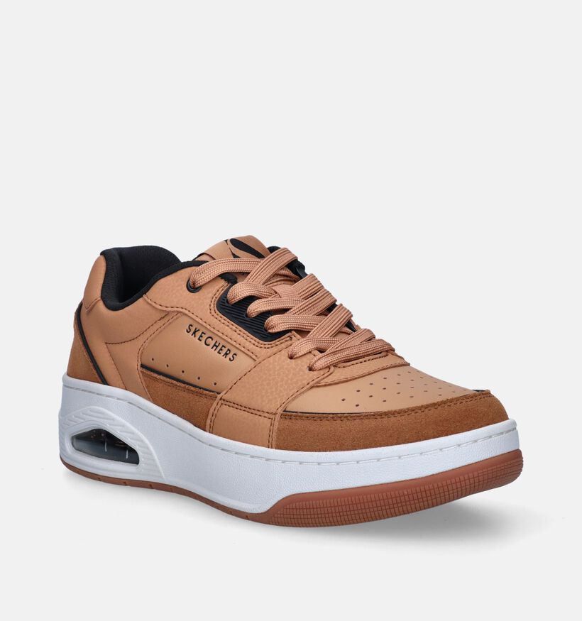 Skechers Uno Court Baskets en Cognac pour hommes (343940)