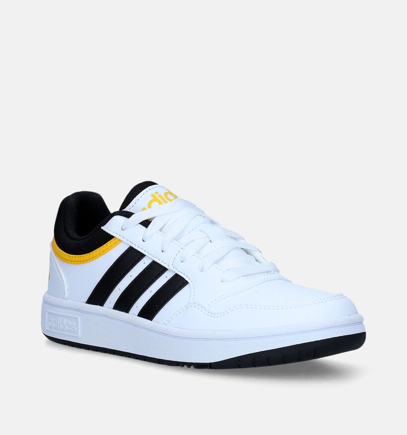 adidas Hoops 3.0 K Witte Sneakers voor jongens, meisjes (343253)