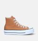 Converse Chuck Taylor All Star Lift Bruine Sneakers voor dames (343991)