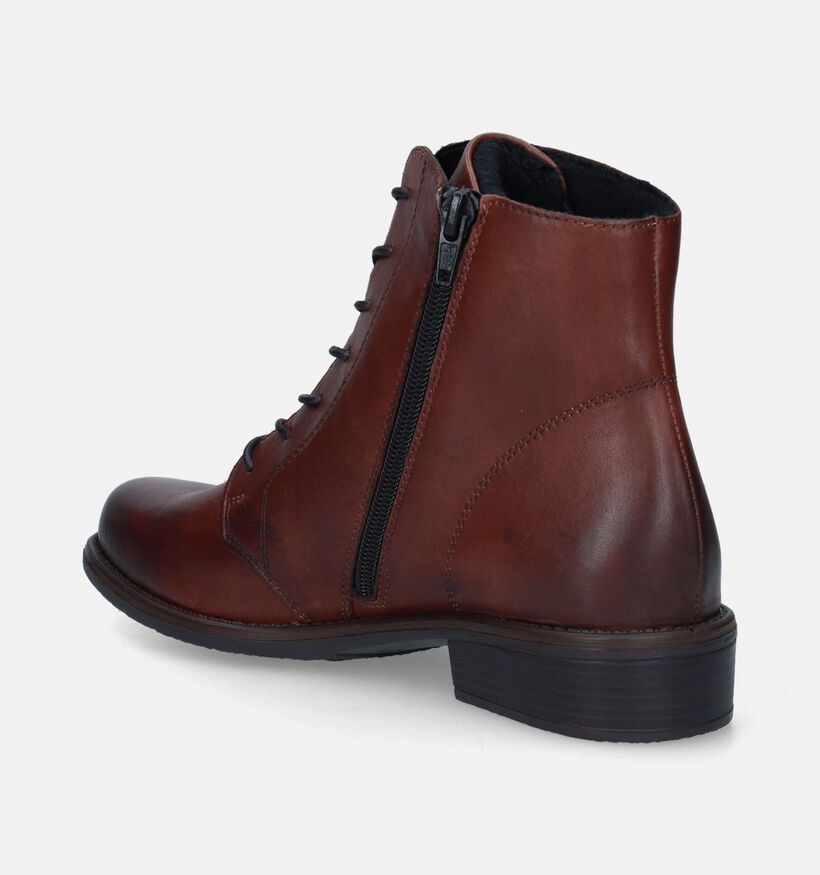 Remonte Bottines à lacets en Cognac pour femmes (344428) - pour semelles orthopédiques