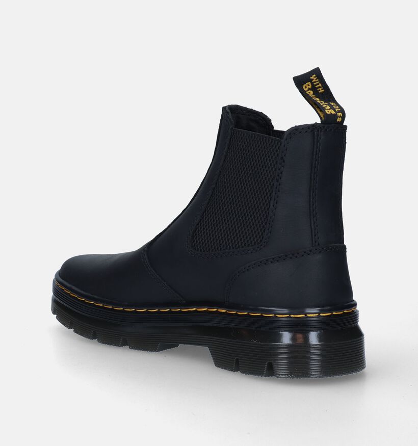 Dr. Martens Embury Leather Zwarte Chelsea boots voor dames (343609) - geschikt voor steunzolen