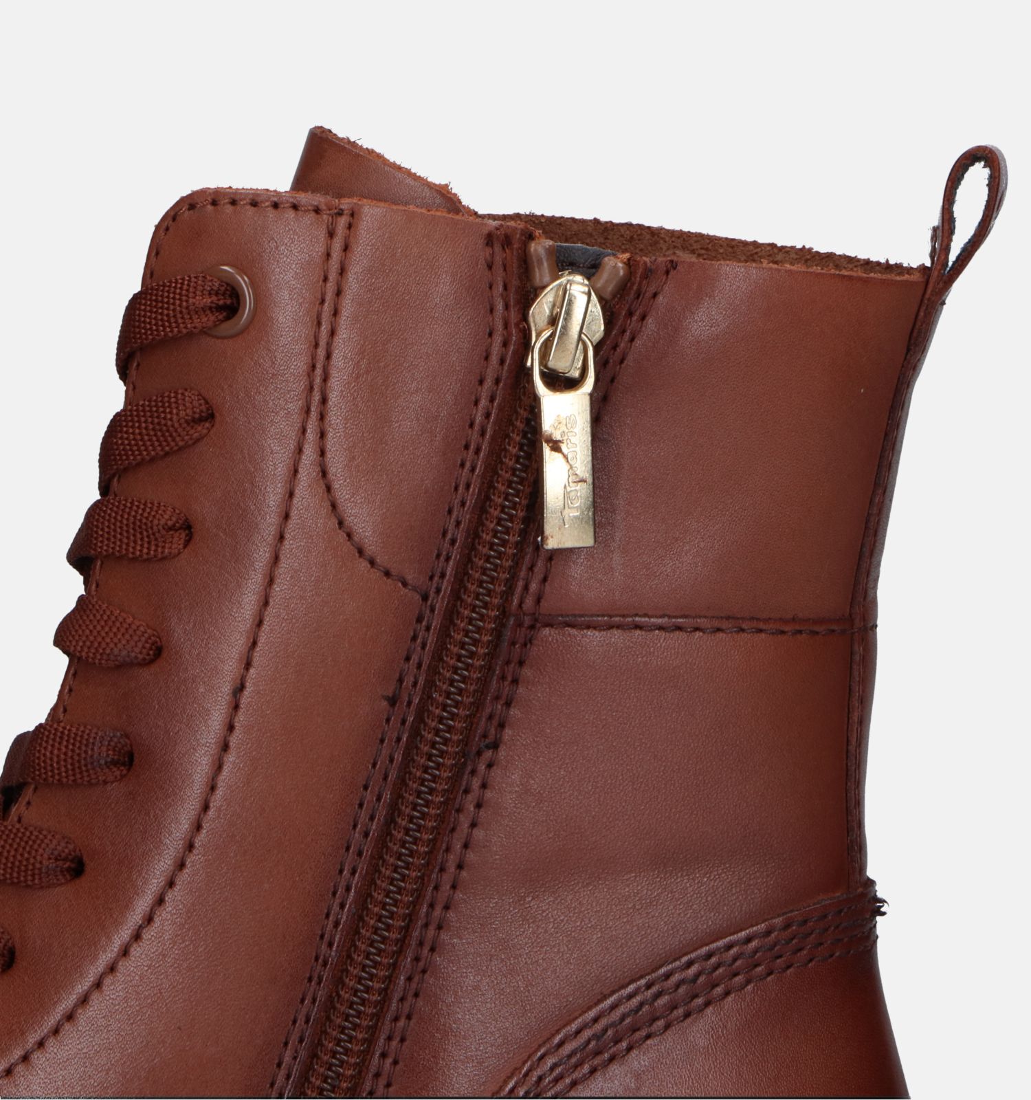 Veterboots cheap dames cognac