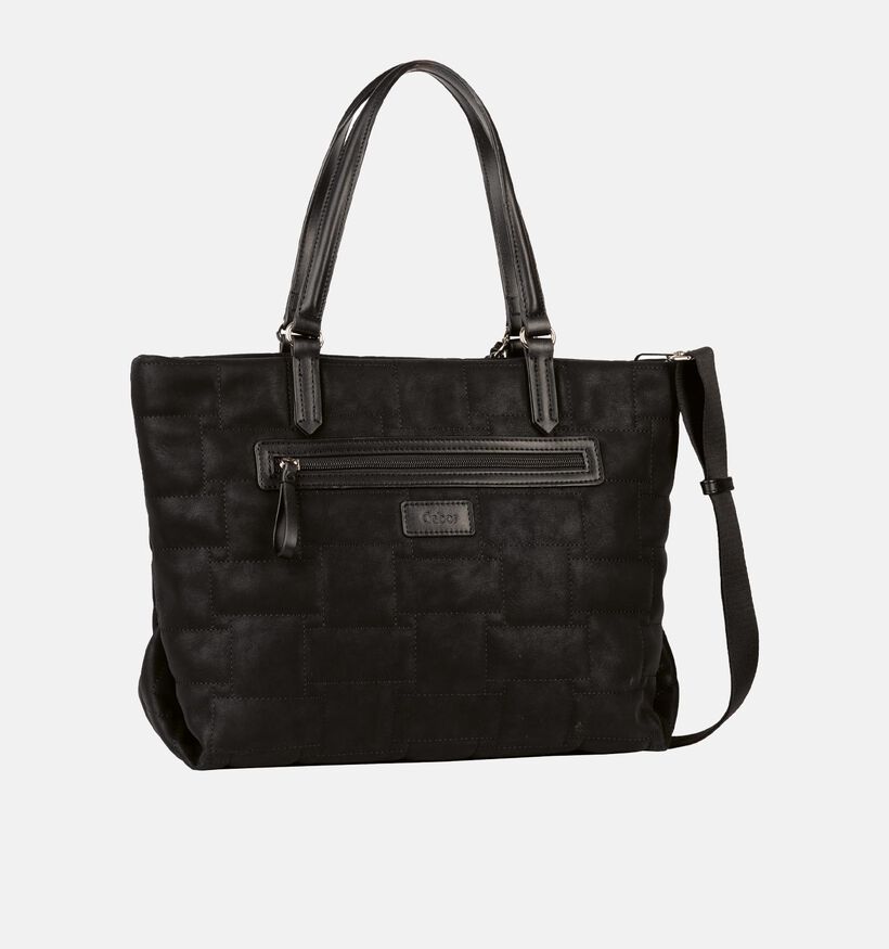 Gabor Wilka Zwarte Shopper tas met rits voor dames (347806)