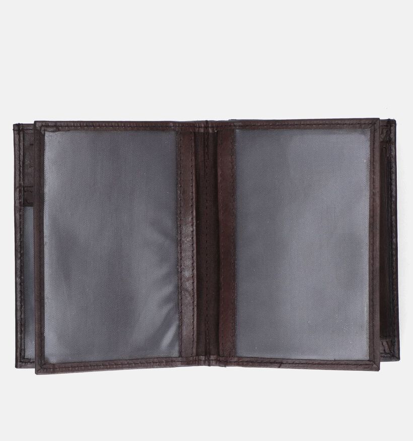 Euro-Leather Portefeuille en Marron pour hommes (343479)