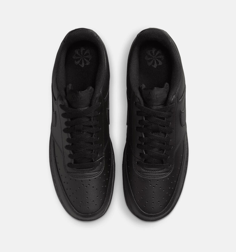 Nike Court Vision Low Next Nature Baskets en Noir pour hommes (343756)