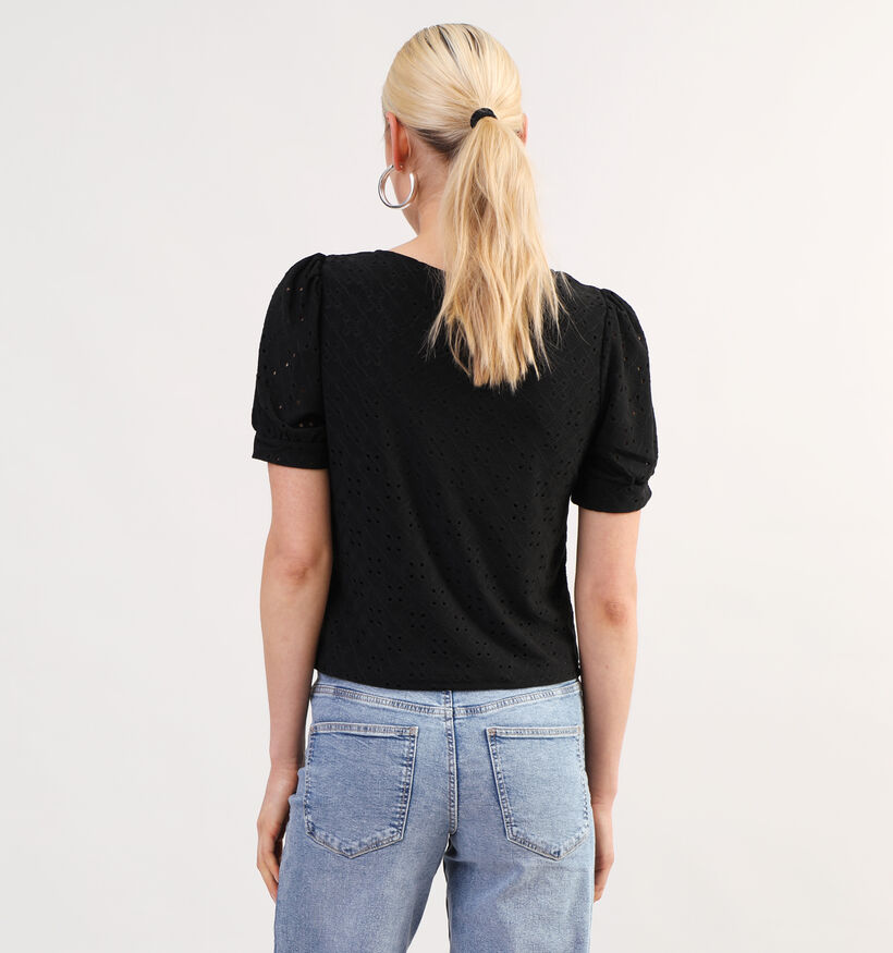 Pieces Mimi Zwart T-shirt voor dames (334076)