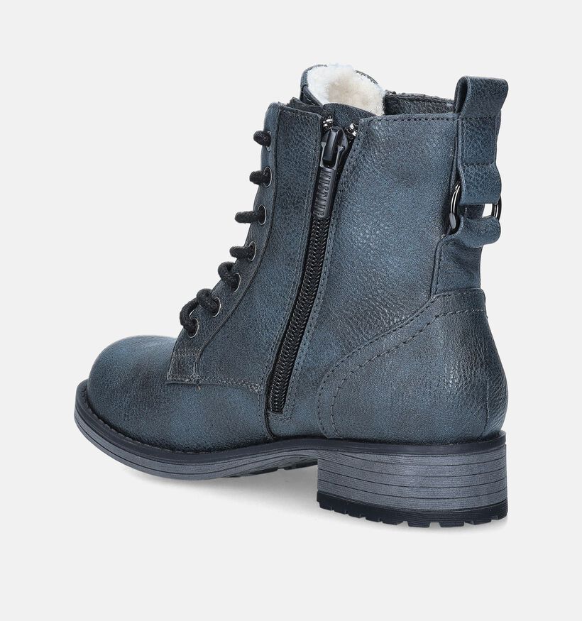 Mustang Blauwe Stoere boots voor meisjes (345604)