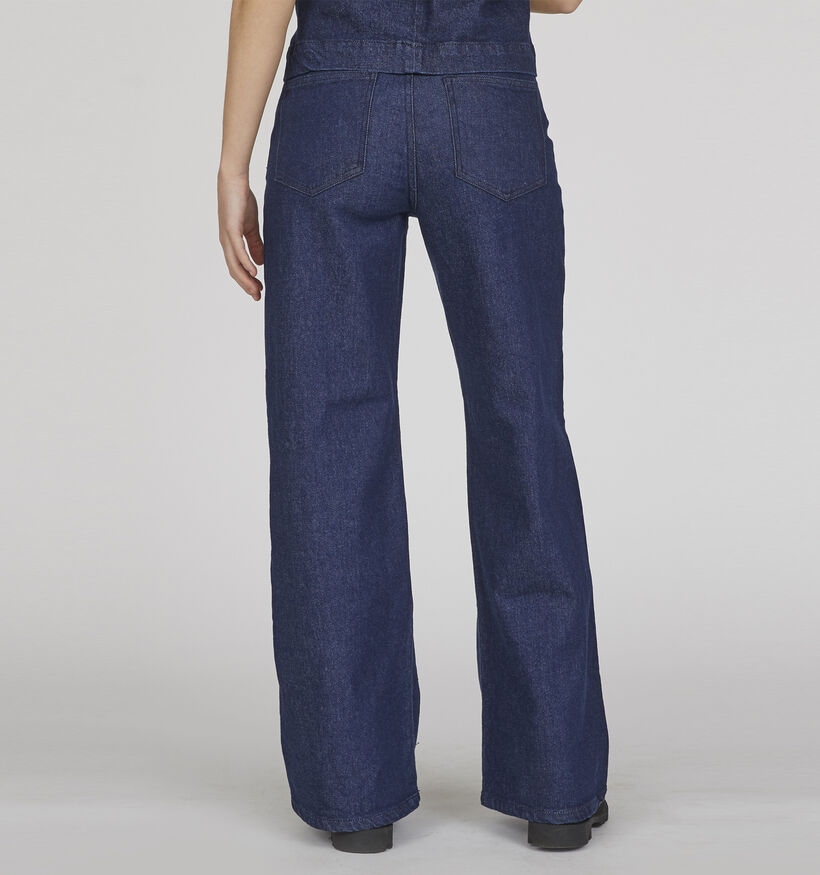 SISTERS POINT Owi Blauwe Wide leg jeans voor dames (349341)