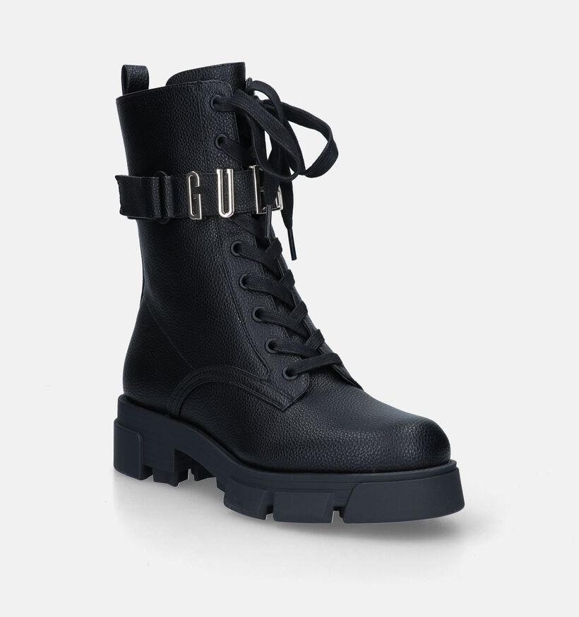 Guess Madox Zwarte Biker boots voor dames (343184)