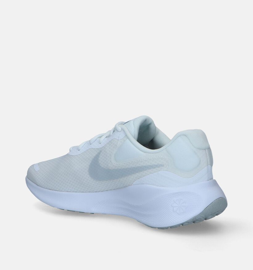 Nike Revolution 7 Baskets en Blanc pour hommes (340398)