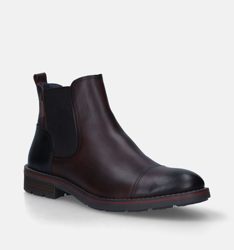 Pikolinis York Bruine Chelsea boots voor heren (346325) - geschikt voor steunzolen