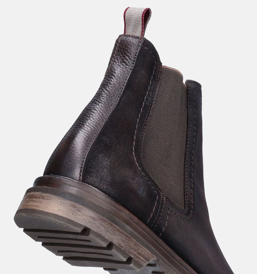 Berkelmans Hita Chelsea boots en Brun pour hommes (347813) - pour semelles orthopédiques