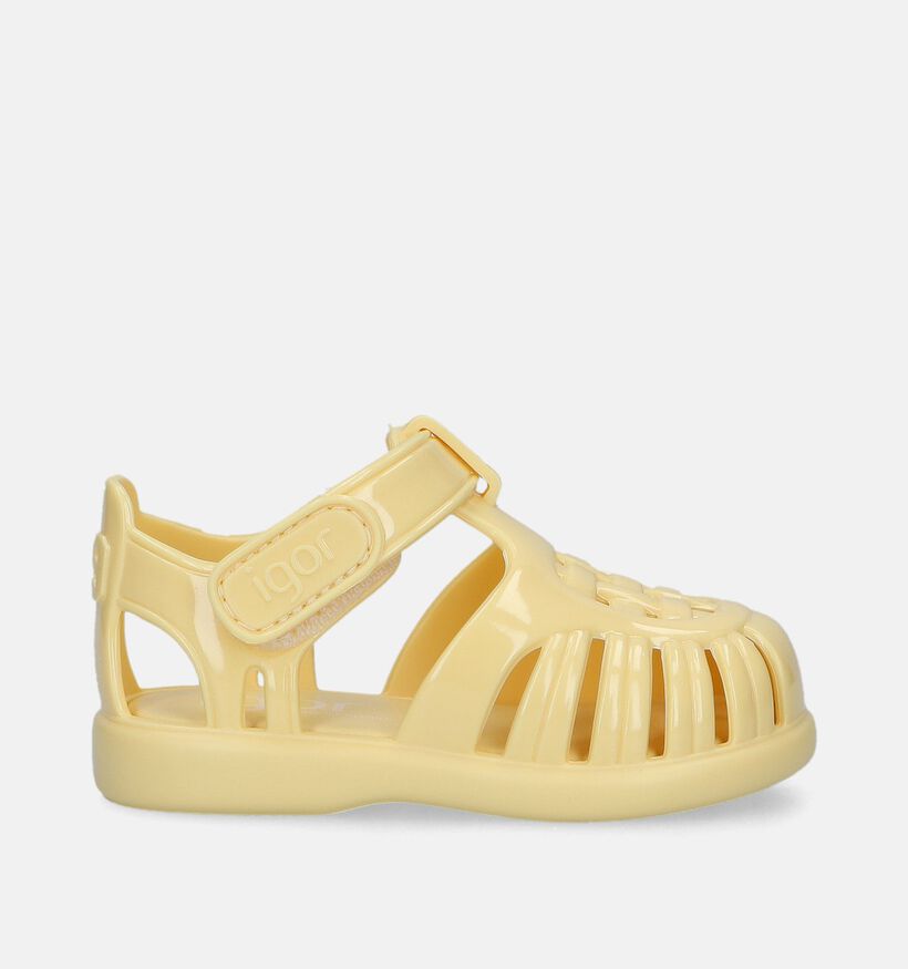 Igor Chaussures d'eau en Jaune pour filles, garçons (340842)