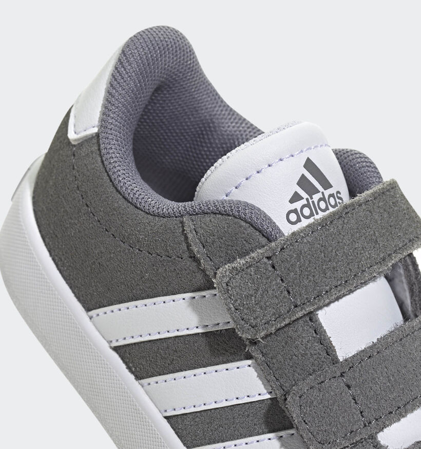 adidas VL Court 3.0 CF I Grijze Sneakers voor jongens (350022)