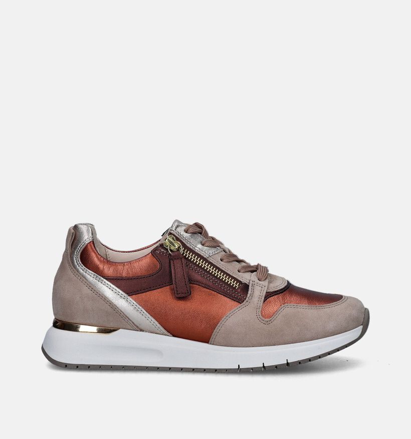 Gabor OptiFit Bronzen Sneakers voor dames (344768) - geschikt voor steunzolen