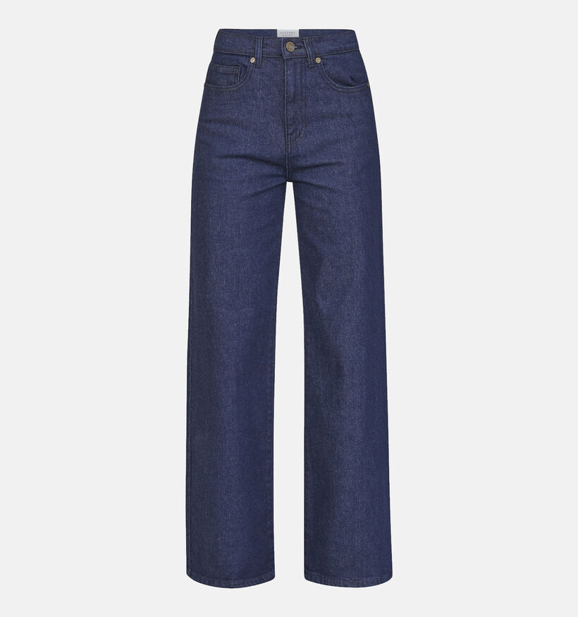 SISTERS POINT Owi Blauwe Wide leg jeans voor dames (349341)