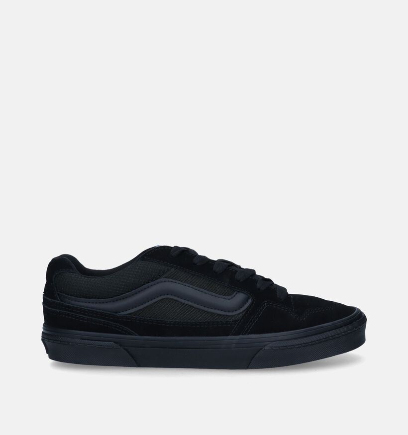 Vans Caldrone Suede Baskets de skate en Noir pour hommes (343778)