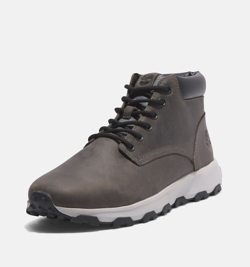 Timberland Winsor Park Mid Grijze Bottines voor heren (344968) - geschikt voor steunzolen