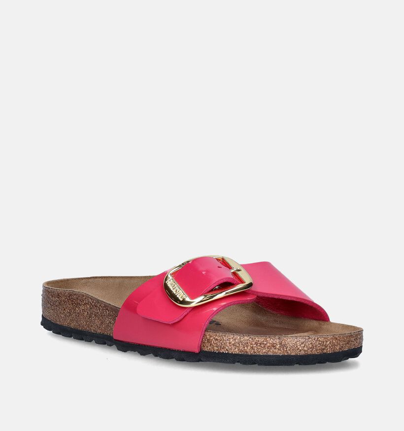 Birkenstock Madrid Big Buckle Fuchsia Slippers voor dames (343938)