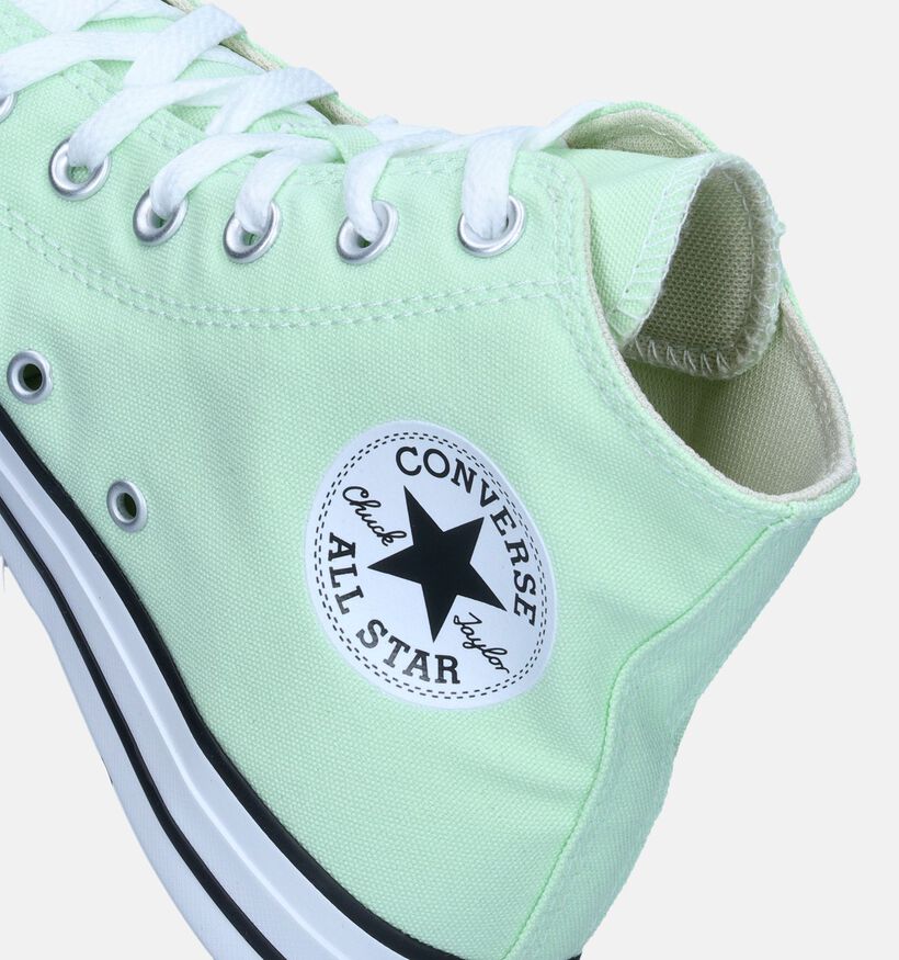 Converse CT All Star HI Baskets en Vert pour femmes (344002)