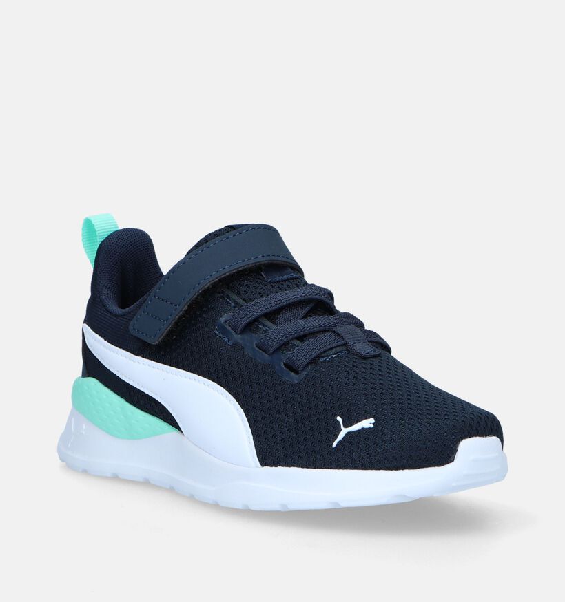 Puma Anzarun Lite Blauwe Sneakers voor meisjes, jongens (342837) - geschikt voor steunzolen