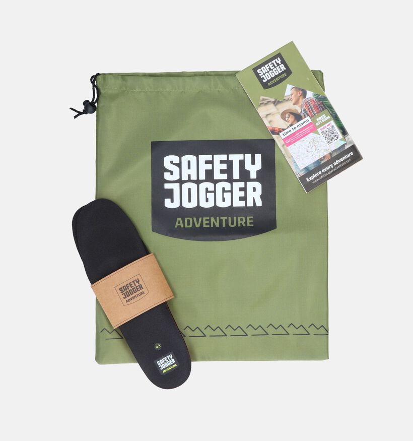Safety Jogger Adventure Street Chaussures de randonnée en Cognac pour hommes (326991) - pour semelles orthopédiques